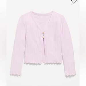 Old Navy Lavender Knit Cardigan NEW ITEM